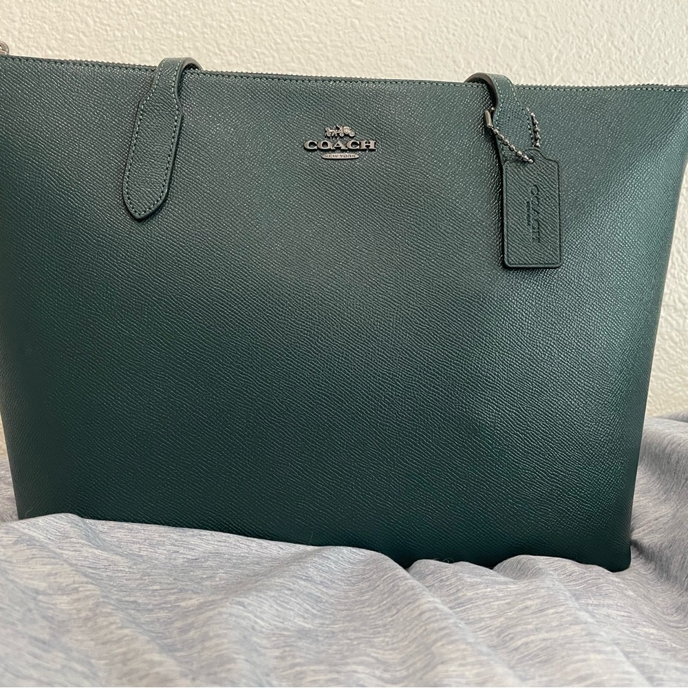 Coach Teal Satchel Bag